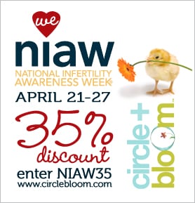 National Infertility Awareness Week April 21 – 27