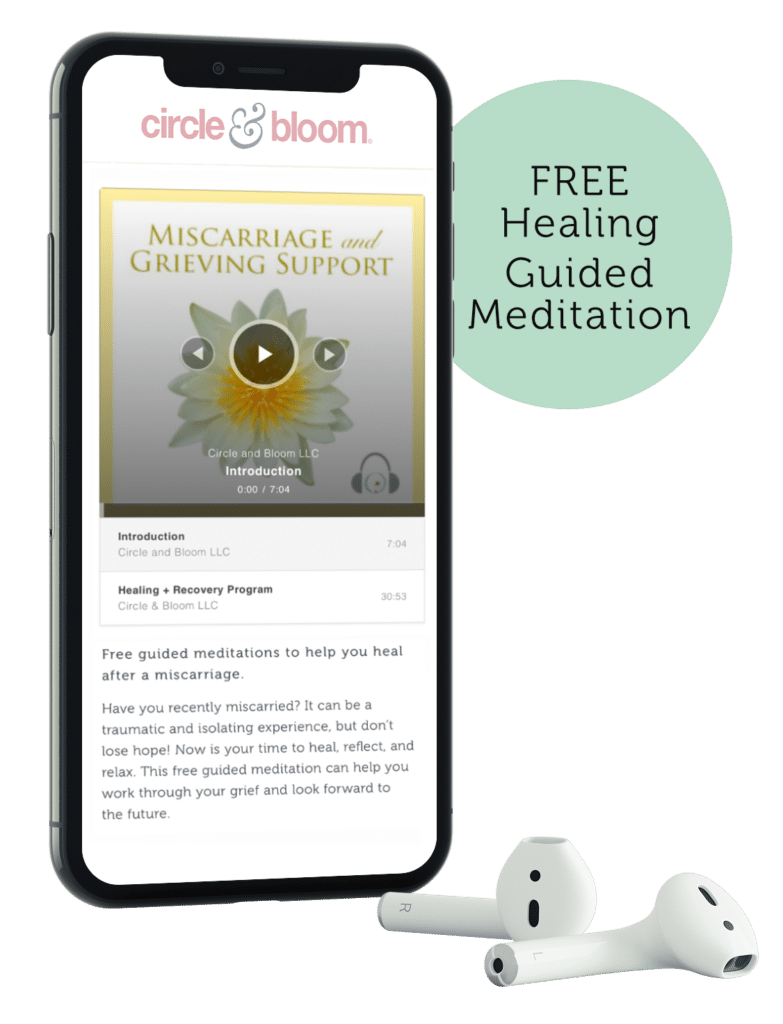 Circle Bloom Healing After A Miscarriage