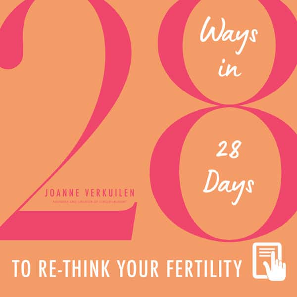 28 Ways In 28 Days to Re-think your Fertility eBook